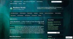 Desktop Screenshot of bandanaworld.wordpress.com