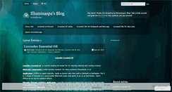 Desktop Screenshot of illuminaspaessentialoilsuses.wordpress.com