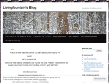 Tablet Screenshot of livingfountain.wordpress.com