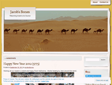 Tablet Screenshot of jacobsbones.wordpress.com