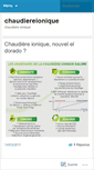 Mobile Screenshot of chaudiereionique.wordpress.com