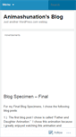 Mobile Screenshot of animationayshun.wordpress.com