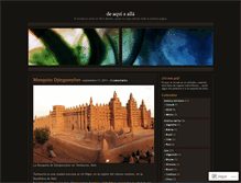 Tablet Screenshot of deaquiaalla.wordpress.com