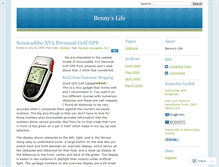 Tablet Screenshot of bennylife.wordpress.com