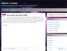 Tablet Screenshot of netbookvslaptop.wordpress.com