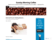 Tablet Screenshot of coffeeonsundays.wordpress.com