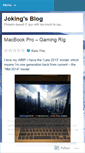 Mobile Screenshot of joking611.wordpress.com