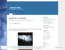 Tablet Screenshot of joking611.wordpress.com