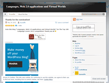 Tablet Screenshot of italianonline.wordpress.com