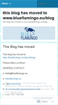Mobile Screenshot of blueflamingoblog.wordpress.com