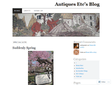 Tablet Screenshot of antiquesetc.wordpress.com