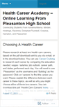 Mobile Screenshot of healthcareerfans.wordpress.com