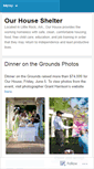 Mobile Screenshot of ourhouseshelter.wordpress.com