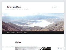 Tablet Screenshot of jennyandtom.wordpress.com
