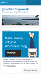 Mobile Screenshot of gouchercongoweek.wordpress.com