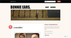 Desktop Screenshot of bunnieears.wordpress.com