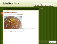 Tablet Screenshot of bolosmariaferro.wordpress.com