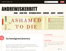 Tablet Screenshot of andrewjskerritt.wordpress.com