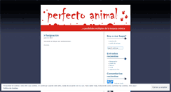 Desktop Screenshot of perfectoanimal.wordpress.com