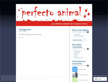 Tablet Screenshot of perfectoanimal.wordpress.com