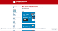 Desktop Screenshot of jmuria.wordpress.com