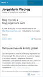 Mobile Screenshot of jmuria.wordpress.com
