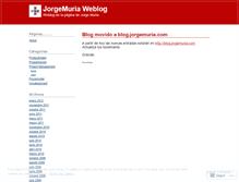 Tablet Screenshot of jmuria.wordpress.com
