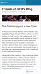 Mobile Screenshot of friendsofbyo.wordpress.com