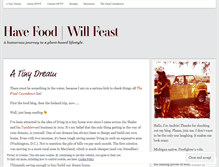 Tablet Screenshot of havefoodwillfeast.wordpress.com