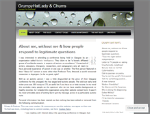 Tablet Screenshot of grumpyhatlady.wordpress.com