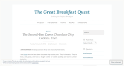 Desktop Screenshot of breakfastquest.wordpress.com