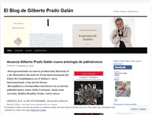 Tablet Screenshot of gilbertopradogalan.wordpress.com