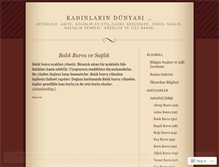 Tablet Screenshot of kadinineli.wordpress.com