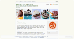 Desktop Screenshot of parsnipsandsprockets.wordpress.com