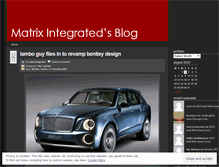 Tablet Screenshot of matrixintegrated.wordpress.com