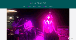 Desktop Screenshot of juliafrancis.wordpress.com