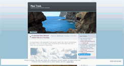 Desktop Screenshot of mauitravis.wordpress.com