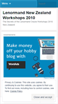 Mobile Screenshot of lenormandnz.wordpress.com