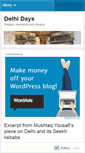 Mobile Screenshot of delhidays.wordpress.com