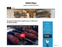Tablet Screenshot of delhidays.wordpress.com