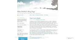 Desktop Screenshot of mikedeibler.wordpress.com