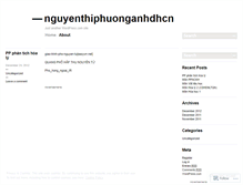 Tablet Screenshot of nguyenthiphuonganhdhcn.wordpress.com