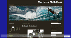 Desktop Screenshot of mrdatesclass.wordpress.com