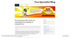 Desktop Screenshot of funspecialistblog.wordpress.com