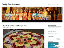 Tablet Screenshot of designdestinations.wordpress.com