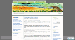 Desktop Screenshot of managingoverload.wordpress.com