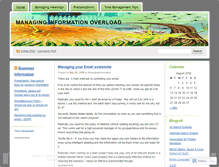 Tablet Screenshot of managingoverload.wordpress.com
