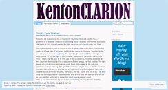 Desktop Screenshot of kentonclarion.wordpress.com