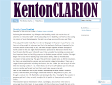 Tablet Screenshot of kentonclarion.wordpress.com