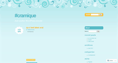 Desktop Screenshot of cramique.wordpress.com